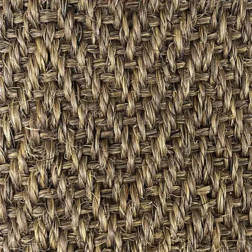 Agra Anthracite Sisal Herringbone Carpet