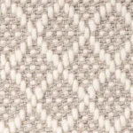 Close-up of Park Lane wool flatweave texture.