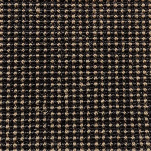 Contract Stripe Black Gold Sisal Carpet