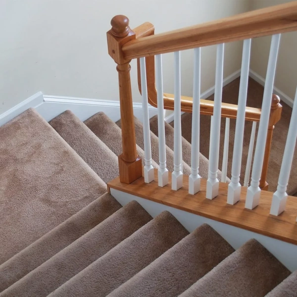 Wool Carpet in Staircase